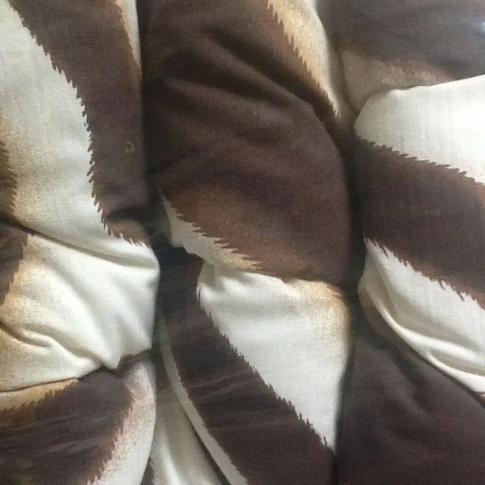 Ralph Lauren Zanzibar Grassland Zebra 100% Cotton 66x86 inch TWIN Bed Comforter